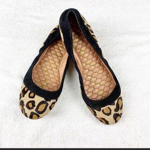 Sam Edelman Leopard Calf Hair Bina Flats